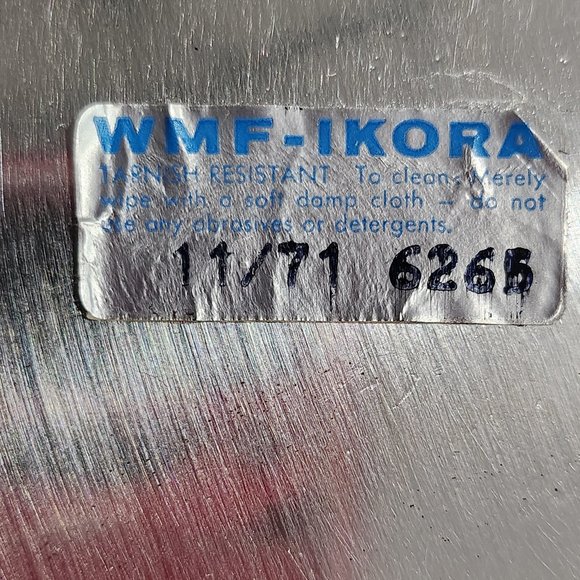 Vintage WMF-IKORA, Silver Plated Tarnish Resistant Floral Design Bowl - Picture 6 of 10